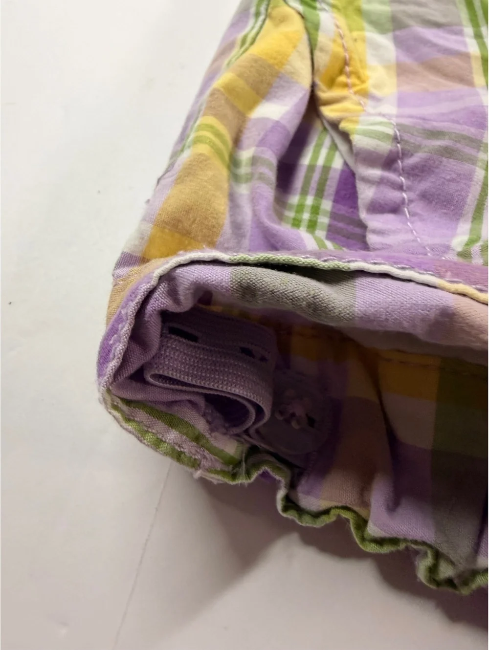 Gymboree Girls Size 8 Daffodil Garden Plaid Shorts Easter 2013